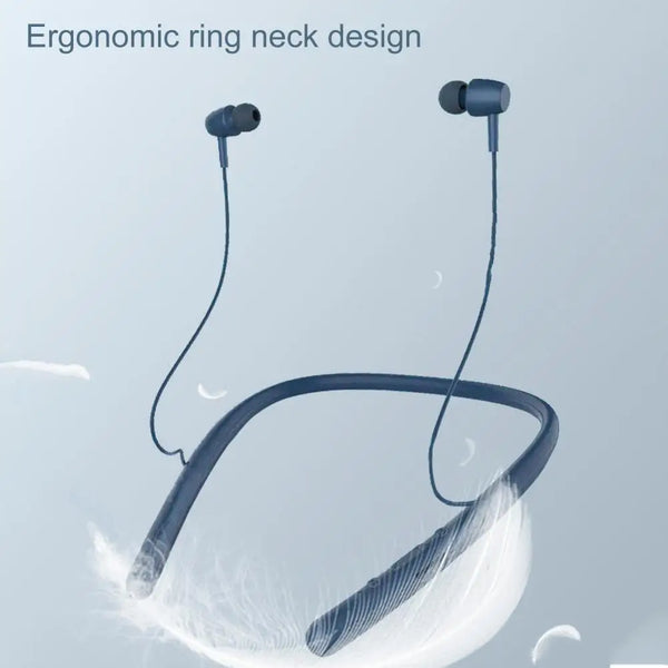 Gaming Headset With Mic Bluetooths Earphone Neckband Noise Reduction Support Memory Card Wireless Stereo Game Earbud for Phone