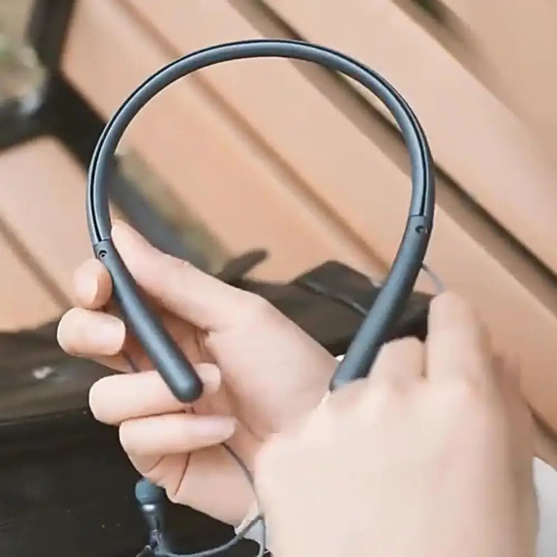 Gaming Headset With Mic Bluetooths Earphone Neckband Noise Reduction Support Memory Card Wireless Stereo Game Earbud for Phone