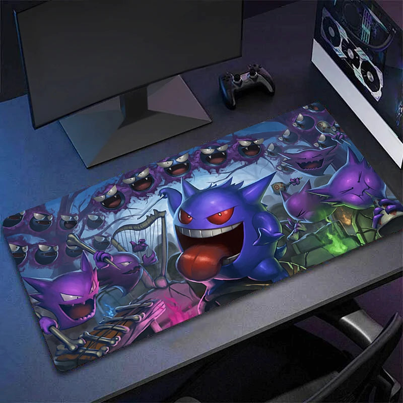 Cute Anime Mouse Pad G-gengar Gamer Mousepads Big Gaming Mousepad Large Keyboard Mat Desk Pad For Computer Laptop XXL Mouse Pads