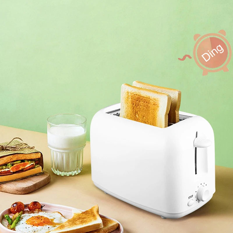 110V/220V Home Toaster 6 Modes 2 Slice Bread Toast Maker Automatic Breakfast Machine One-Click Operation Sandwich Maker 2023 New
