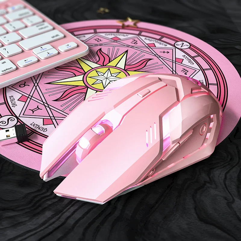 Wireless RGB Gaming Mouse – Optical, Ergonomic, USB