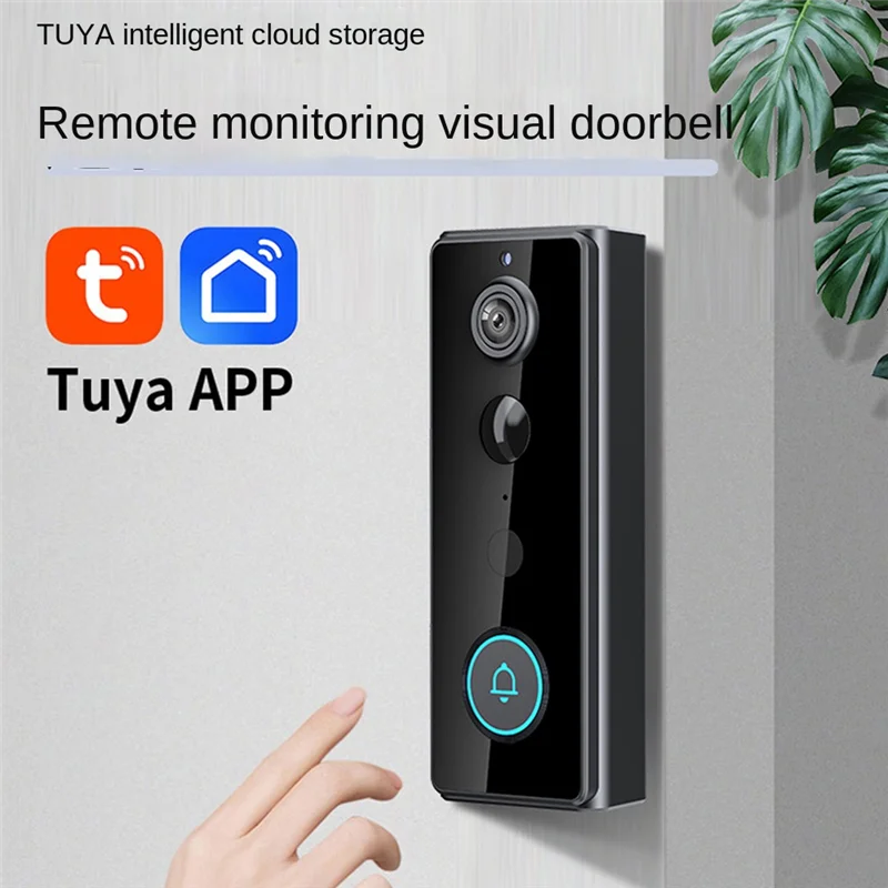 ABUO-Wireless Doorbell With Camera Door Bell Camera Wireless Doorbell Camera Wireless Outdoor