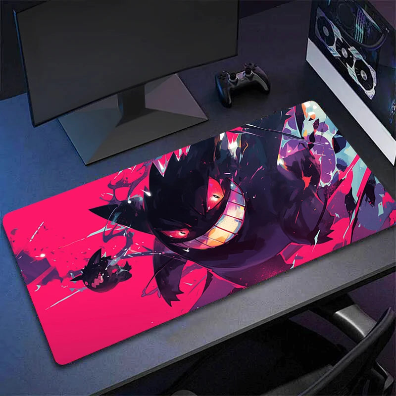 Cute Anime Mouse Pad G-gengar Gamer Mousepads Big Gaming Mousepad Large Keyboard Mat Desk Pad For Computer Laptop XXL Mouse Pads