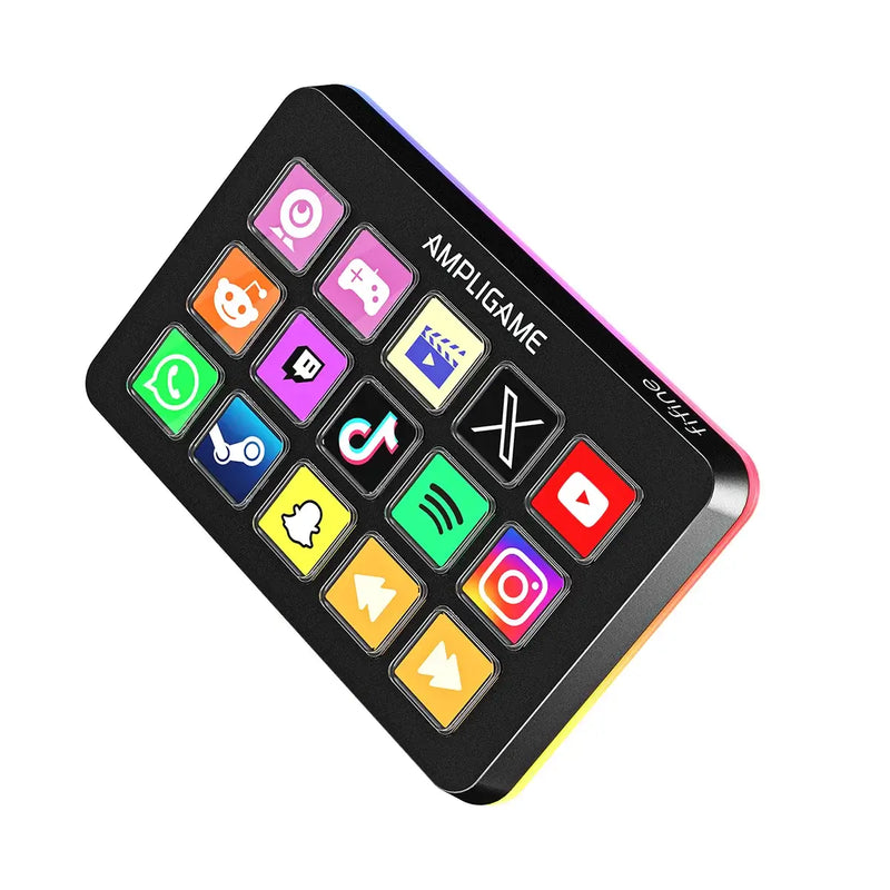 FIFINE D6 Stream Controller – 15-Key Programmable Deck