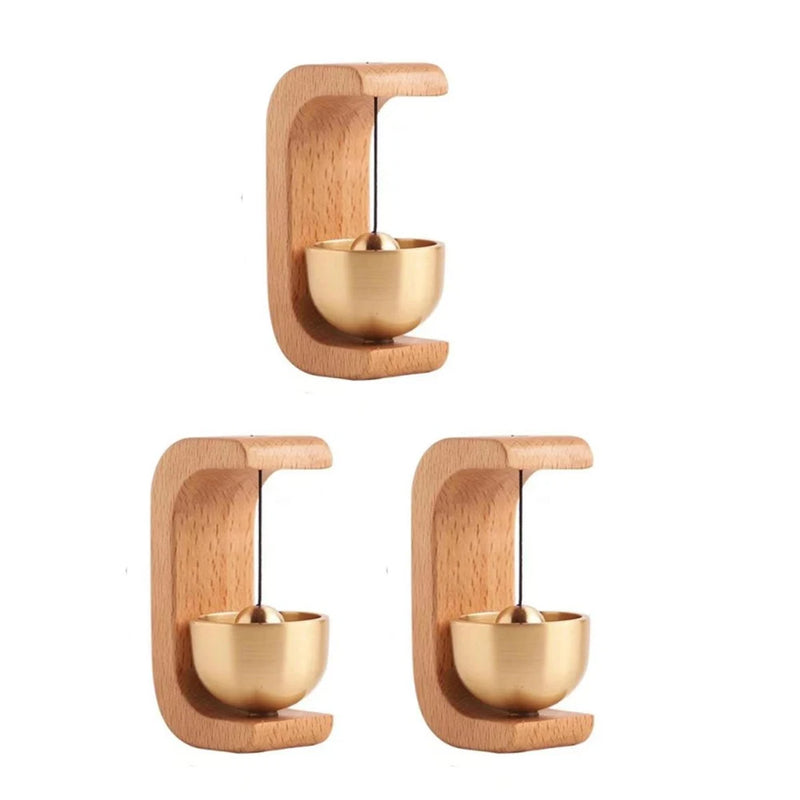 Door Bell Wooden Wind Chimes Wireless Doorbell Entrance Door Bell Decorative Wind Bell for Home Opening Home Decoration