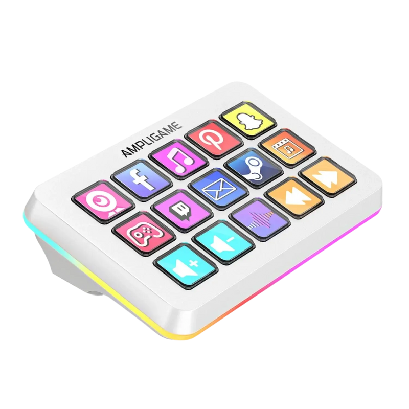 FIFINE D6 Stream Controller – 15-Key Programmable Deck