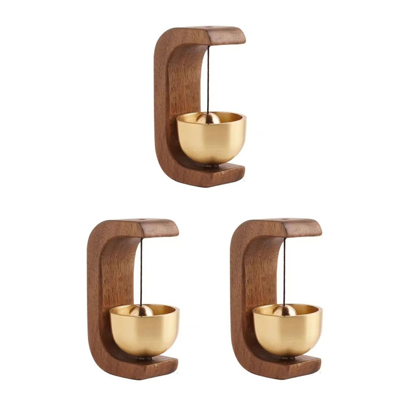Door Bell Wooden Wind Chimes Wireless Doorbell Entrance Door Bell Decorative Wind Bell for Home Opening Home Decoration