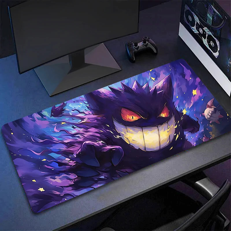 Cute Anime Mouse Pad G-gengar Gamer Mousepads Big Gaming Mousepad Large Keyboard Mat Desk Pad For Computer Laptop XXL Mouse Pads