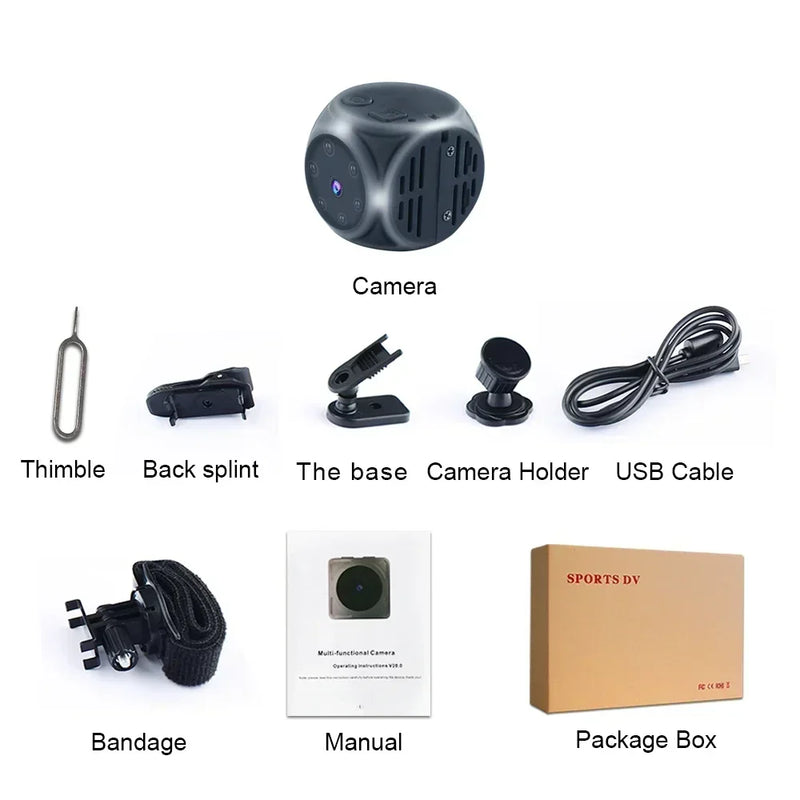 Recorder Protection Camera 1080P Monitor Security Mini Camera Security Video Surveillance Secret Sensor Camcorder