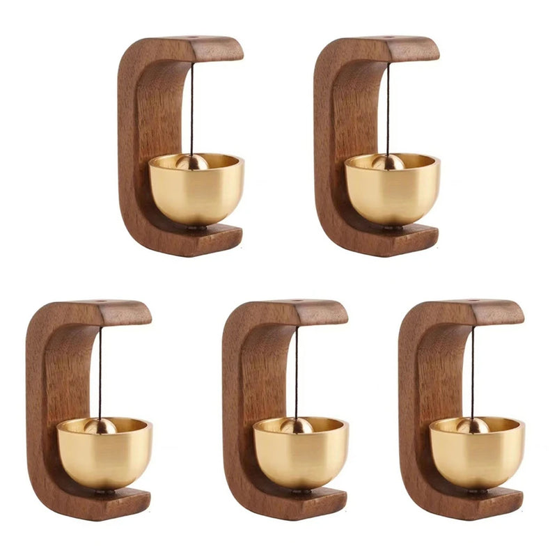 Door Bell Wooden Wind Chimes Wireless Doorbell Entrance Door Bell Decorative Wind Bell for Home Opening Home Decoration