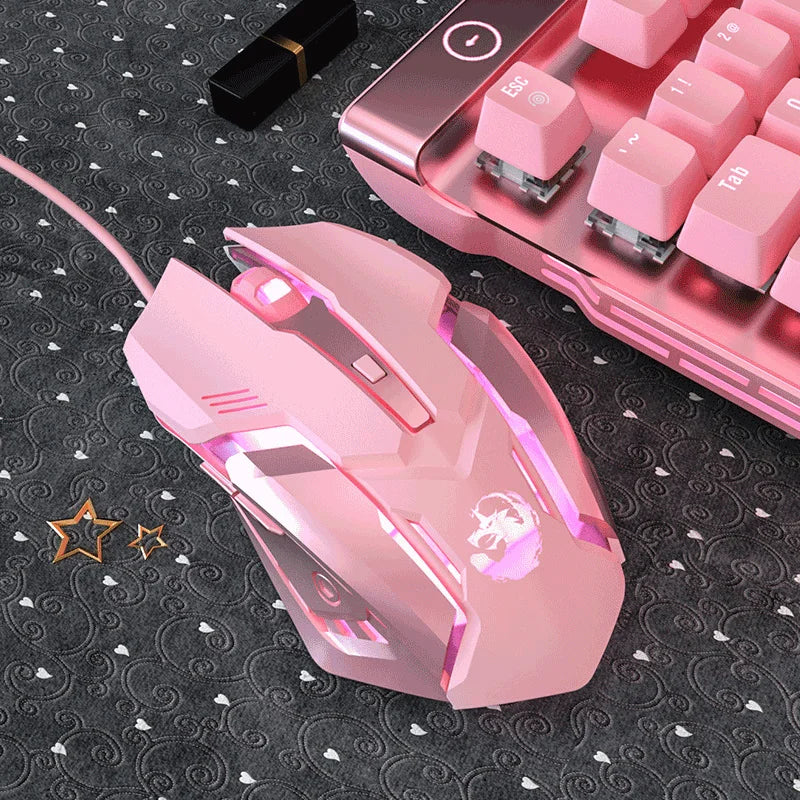 RGB Gaming Mouse – 6 Buttons, Silent Click, Ergonomic Design