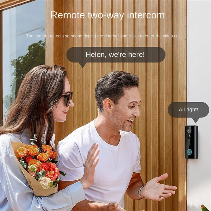 ABUO-Wireless Doorbell With Camera Door Bell Camera Wireless Doorbell Camera Wireless Outdoor