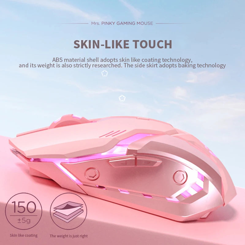 RGB Gaming Mouse – 6 Buttons, Silent Click, Ergonomic Design