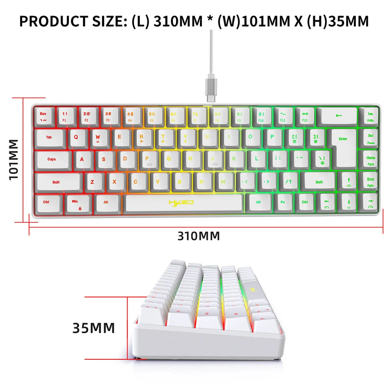 H61K Mini Gaming Keyboard