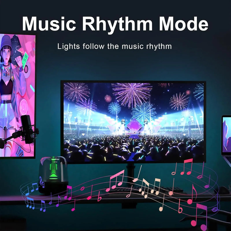 Gaming Monitor Light, 24-34 inch Backlight with Screen Color sync Effect for Computer Monitor, Compatible with Windows Computers