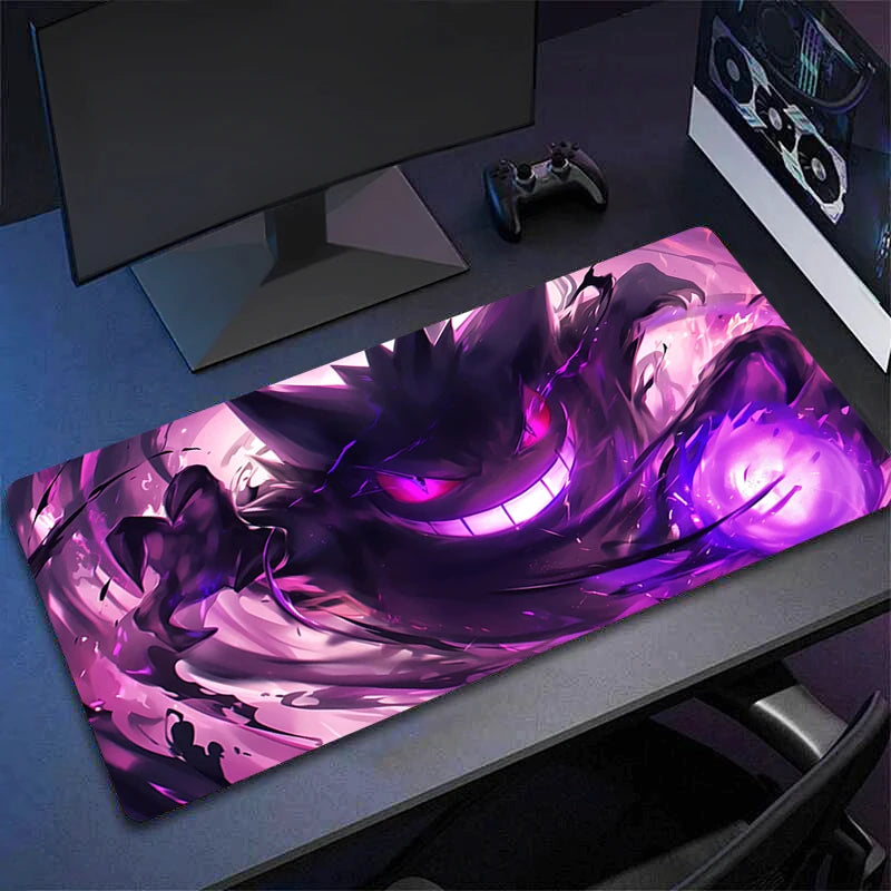 Cute Anime Mouse Pad G-gengar Gamer Mousepads Big Gaming Mousepad Large Keyboard Mat Desk Pad For Computer Laptop XXL Mouse Pads