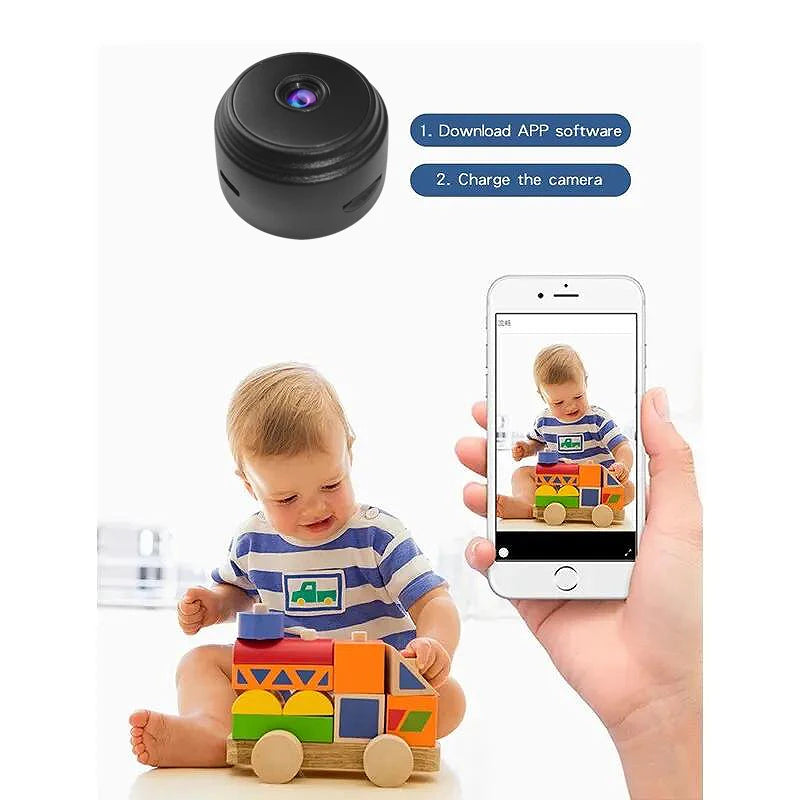 Safety Wireless Security A9 HD Wifi Smart Surveillance Camera Sensor Camcorder for Home Web Video Monitoring