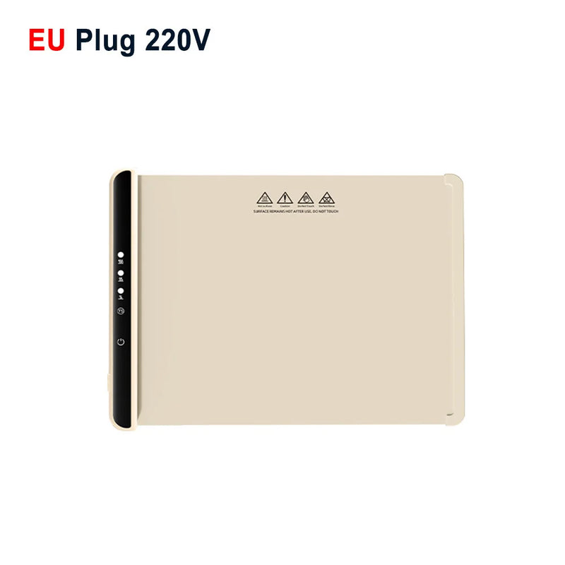 Food Warmer Mat Electric Warming Tray Foldable Coffee Warming Pad for Food Portable Electric Warming Tray Silicone Warmer Plate