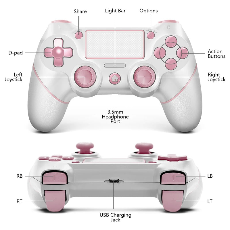 AceGamer Pink Wireless Controller