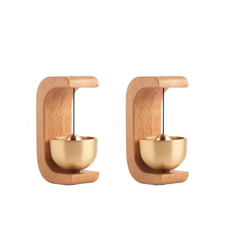 Door Bell Wooden Wind Chimes Wireless Doorbell Entrance Door Bell Decorative Wind Bell for Home Opening Home Decoration