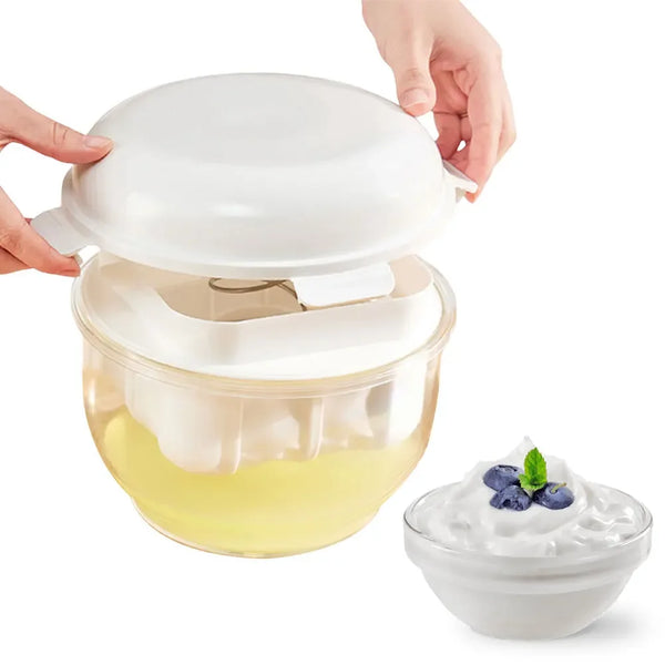 3L Yogurt Strainer Greek Yogurt Strainer Maker Reusable Yogurt Cheese Maker Machine Multipurpose for Juicing Soy Milk