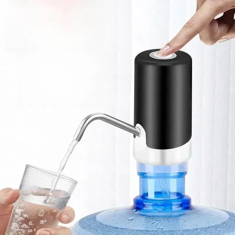Water Dispensers Portable Water Bottle Pump Automatic Dispenser Pump Button Control Portable Electric Water Dispenser for Home