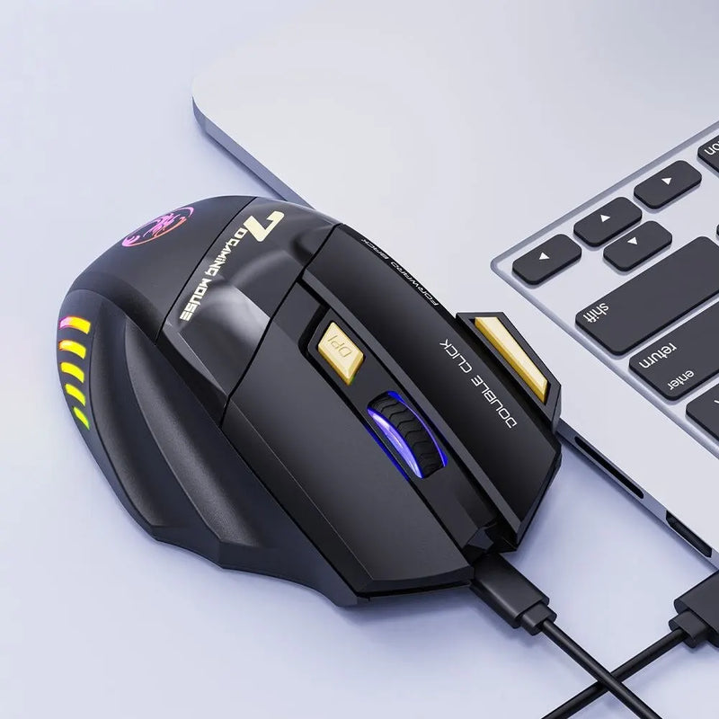 iMICE GW-X7 Wireless Gaming Mouse – 3200 DPI, Dual Mode, 7 Keys