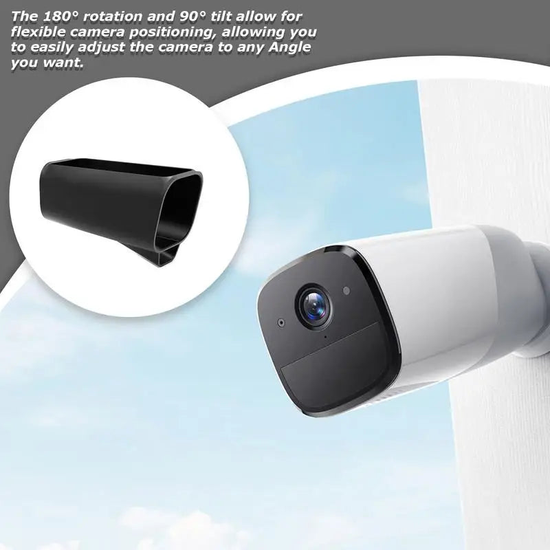 Security Camera Protective Case Silicone Camera Housing UV-proof Weather-proof ForEufy Cam 3 Add-on Wireless Security Camera
