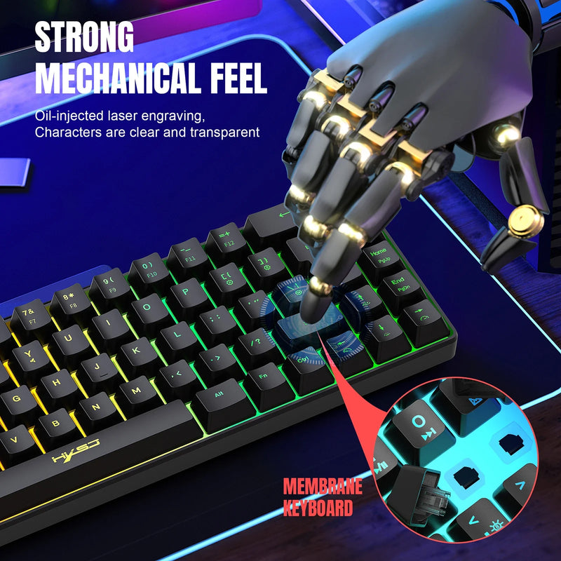 H61K Mini Gaming Keyboard